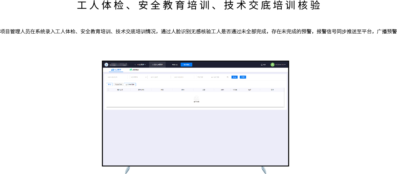 工人体检、安全教育培训、技术交底培训核验